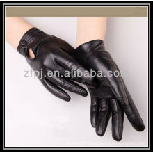 lady winter driving sheepskin leather glove